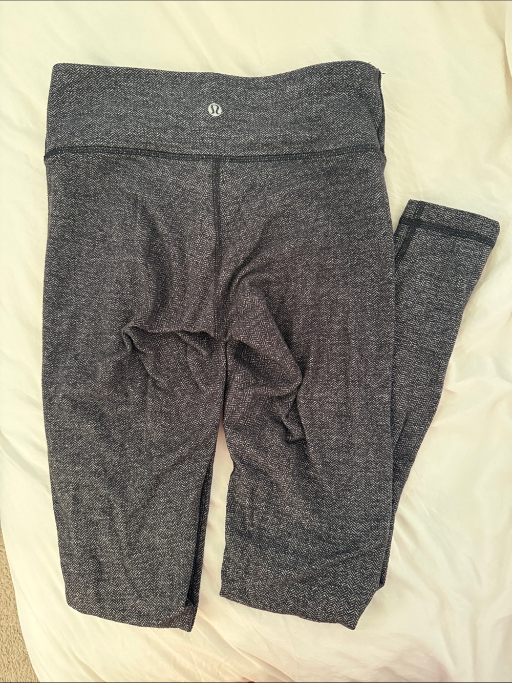 lululemon athletica Charcoal Herringbone Leggings